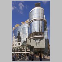 Haas-Haus am Stock-im-Eisen-Platz in Wien, 1985–1990, photo Pallasathena, Wikipedia.jpg